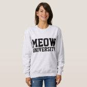 MEOW UNIVERSITEITSKat-sweatshirts en T-shirts (Voorkant volledig)