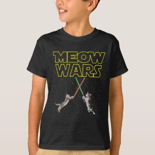 Meow Wars Cat Shirt Grappige geschenken voor Katte