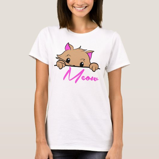 Meow Women's T-Shirt (Voorkant)