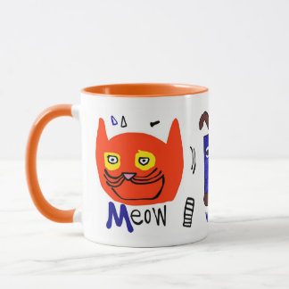 Meow Woof Oranje Mok