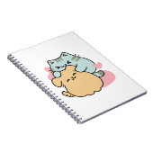 Meow & Woof Perfect Together - Schattigee kat en h Notitieboek (Rechterzijde)