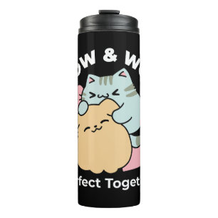 Meow & Woof Perfect Together - Schattigee kat en h Thermosbeker