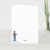 Meow-y Christmas Kaart (Achterkant)