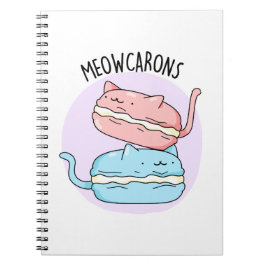 Meowcarons Grappige Macaron Grappen Notitieboek