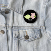 Meowchi Grappig Mochi Pun Donker BG Ronde Button 5,7 Cm (In situ)