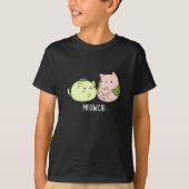 Meowchi Grappig Mochi Pun Donker BG T-shirt (Voorkant)
