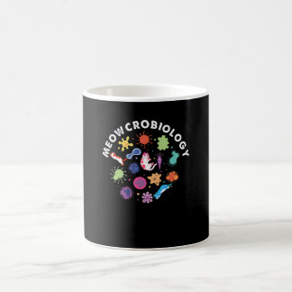 Meowcrobiology Funny Cats Lover Mannen vrouwen Koffiemok