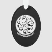 Meowcrobiology Microbiology Science Cat Lovers Ornament (voorkant)