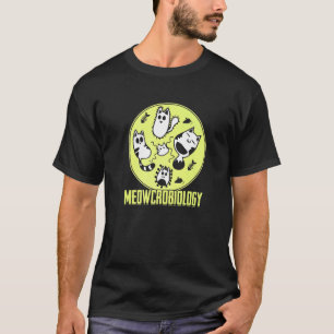 Meowcrobiology Microbioloog Micro-organismen Micro T-shirt