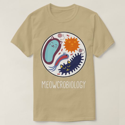 Meowcrobiology Science Cat Lover Premium 1418 T-shirt (Design voorkant)