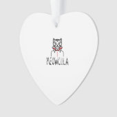Meowcula Halloween Ornament (voorkant)