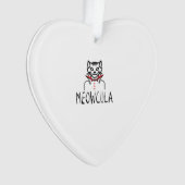 Meowcula Halloween Ornament (voorkant)