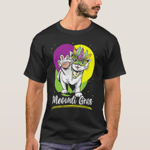 Meowdi Gras Kat Mardi Gras New Orleans Louisiana T-shirt