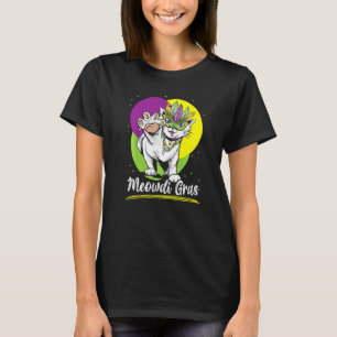 Meowdi Gras Kat Mardi Gras New Orleans Louisiana T-shirt