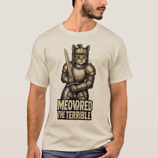 MEOWDRED DE VRESELIJKE T-SHIRT (Voorkant)