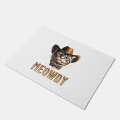 Meowdy Cat Cowboy Cowgirl Mannen Vrouwen Kind Hall Deurmat (Schuin)