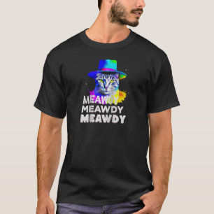 Meowdy Cat Meme Texas Grappige Kat Cowboy Raglan B T-shirt