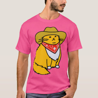Meowdy Cowboy Cat T-shirt