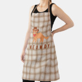 Meowdy Cowboy Kat Vader Vaderdag Grill Schort (Insitu)