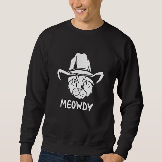 Meowdy Exas Cat Meme Trui (Voorkant)