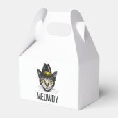 Meowdy Funny Cat Bedankdoosjes (Voorkant Zijde)