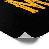 Meowdy! Funny Country Cat Wearing Cowboy Pet Poster (Hoek)