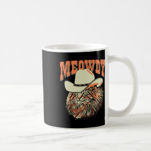 Meowdy! Funny Country Music Cat Cowboy Pet  Koffiemok