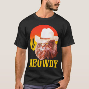 Meowdy - Funny Country Music Cat Cowboy Pet T-shirt
