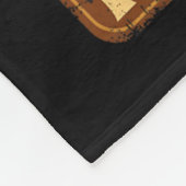 Meowdy Funny Country Side Cat Pet  Cowboy C Fleece Deken (Hoek)