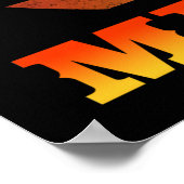 Meowdy Funny Cowboy Cat Poster (Hoek)