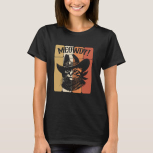 Meowdy Kat Cowboy Kat Country Western Grappige Kat T-shirt
