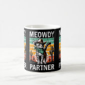 Meowdy Partner Cowboy Cat Owners Cat Moms & Dads Koffiemok (Center)