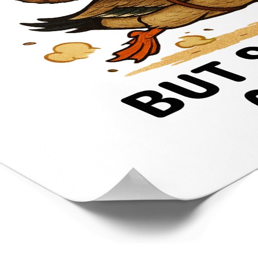 Meowdy Partner Poster, Funny Cowboy Cat Dark Print (Hoek)