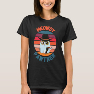 Meowdy Partner Texaanse Kat Meme Kat Mashup T-shirt