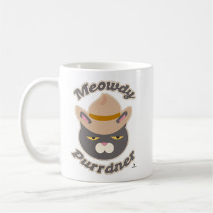 Meowdy Purrdner Howdy Cowboy Pet Kattenplezier Koffiemok