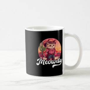 Meowdy Texas Cat Meme Country Music Cowgirl Cute C Koffiemok