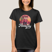 Meowdy Texas Cat Meme Country Music Cowgirl Cute C T-shirt (Voorkant)