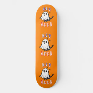 Meoween Ghost Kitten 31 Kat USA Oktober Halloween Persoonlijk Skateboard