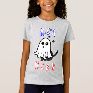 Meoween Ghost Kitten 31 Kat USA Oktober Halloween T-shirt