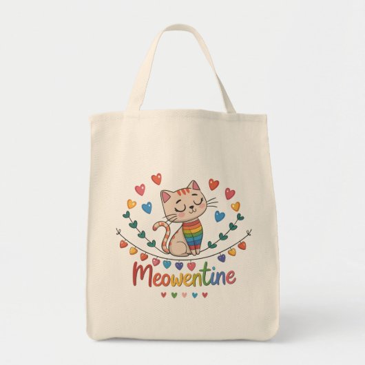 Meowentine Day Tassen Bag Design (Voorkant)