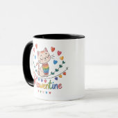 Meowentine Mok & Cups Ontwerp voor Cat Lovers (Voorkant links)
