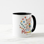 Meowentine Mok & Cups Ontwerp voor Cat Lovers (Voorkant rechts)