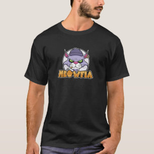 Meowfia Funny Gangster Birmese Cat T-shirt