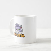 Meowfia Funny Gangster Burmese Cat Mug Koffiemok (Voorkant links)