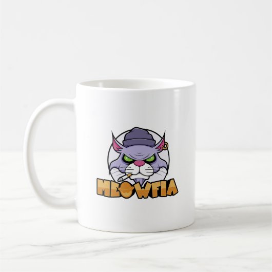 Meowfia Grappige Gangster Birmese Kat Mok (Links)