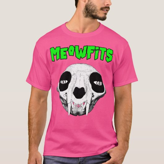 Meowfits Horror Punk T-shirt (Voorkant)
