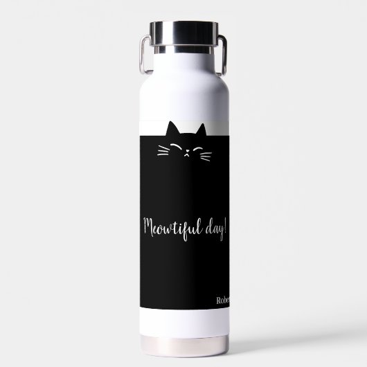 Meowful Day Fun en Sweet Cat Waterfles (Voorkant)