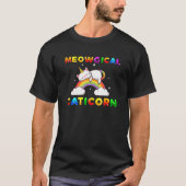 Meowgical Caticorn Ee Cat Unicorn Girls T-shirt (Voorkant)