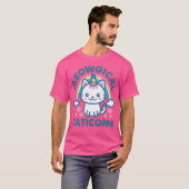 Meowgical Caticorn Kawaii T-shirt (Voorkant volledig)