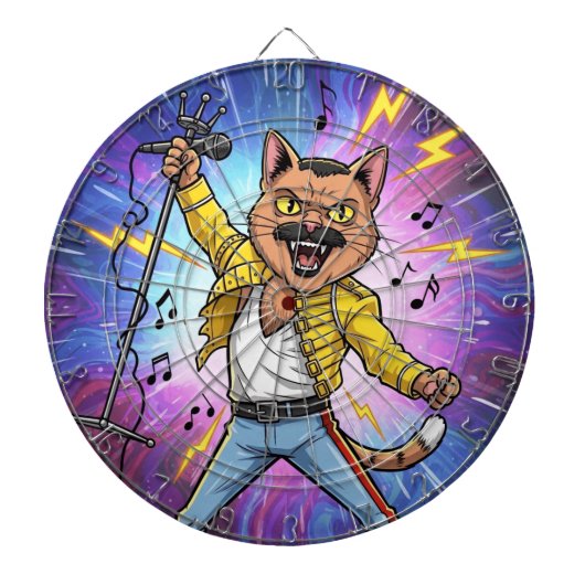Meowhemian Rhapsody Dartbord (Voorkant)